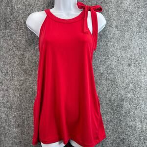 Banana Republic Women's Blouse Size Medium Sleeveless Red